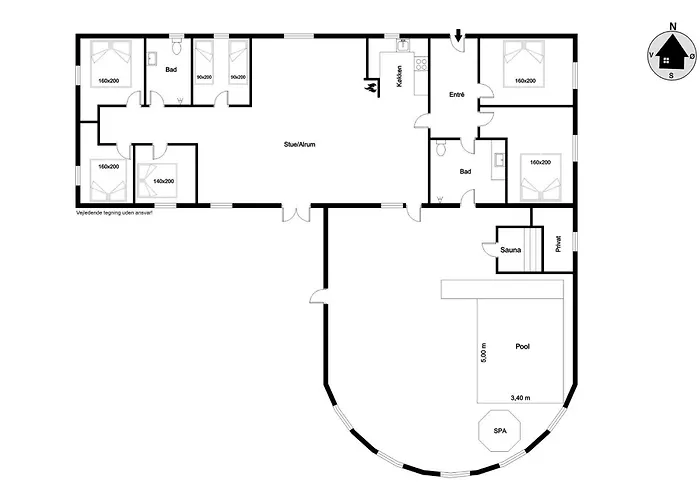 Pool House For 12 Persons - 1021 *